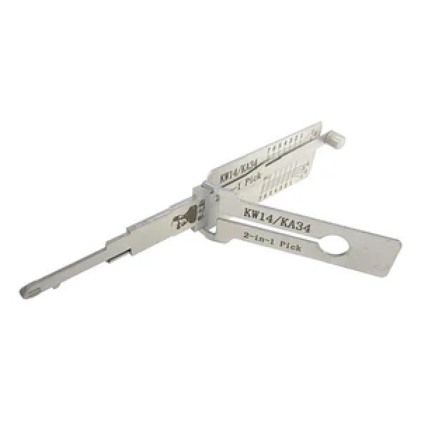 Original Lishi 2 in 1 Single Lifter Pick and Decoder KW14 / KA34